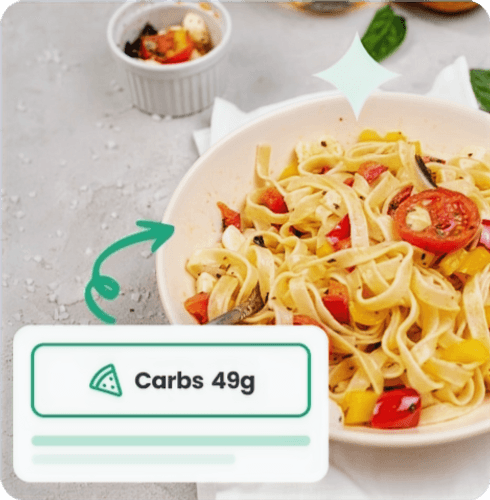 Carbie app carb counting screenshot